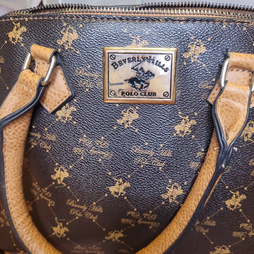Beverly Hills Polo Club Handbag/ crossbody (Like New) - Picture 2 of 6